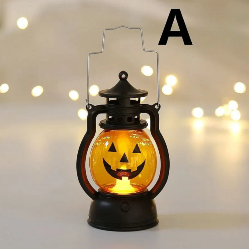 Halloween Vintage LED Pumpkin Lantern