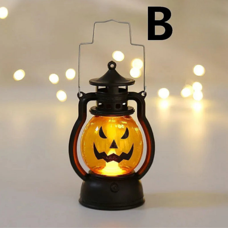 Halloween Vintage LED Pumpkin Lantern