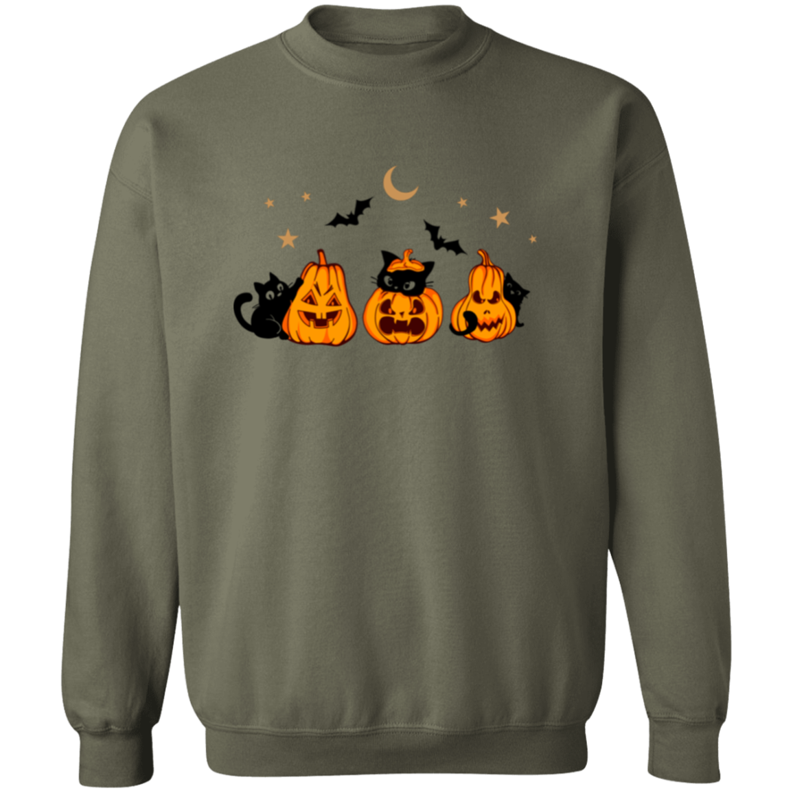 Halloween Black Cat Sweatshirt