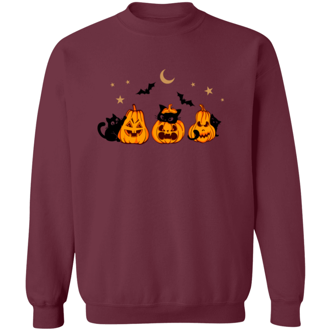 Halloween Black Cat Sweatshirt