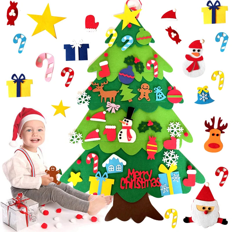 Interactive Felt Christmas Tree