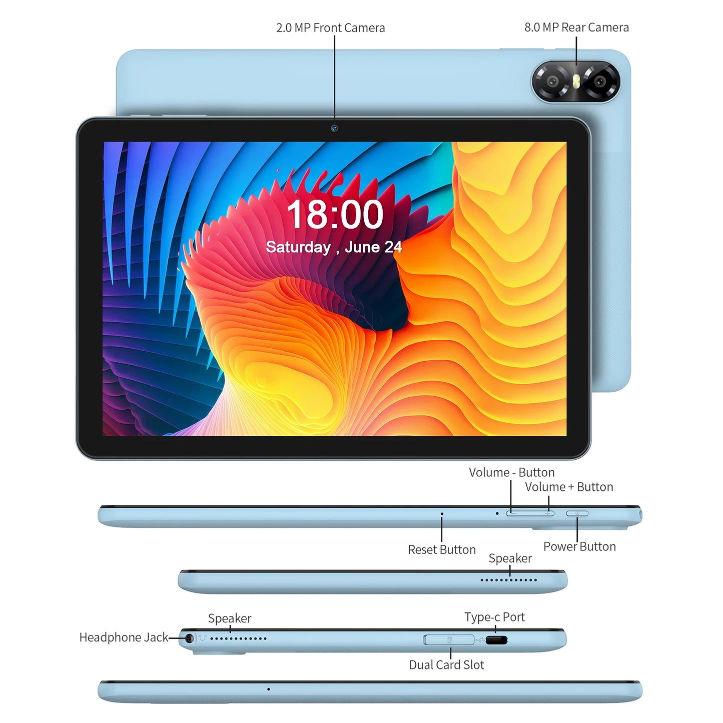 PRITOM TOUCH 10 Inch Android 13 Tablet