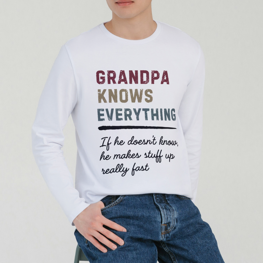 Grandpa Knows Everything T Shirt