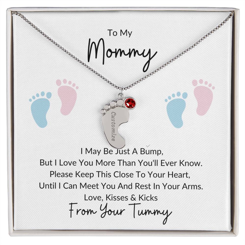 Mommy Bump Baby Feet