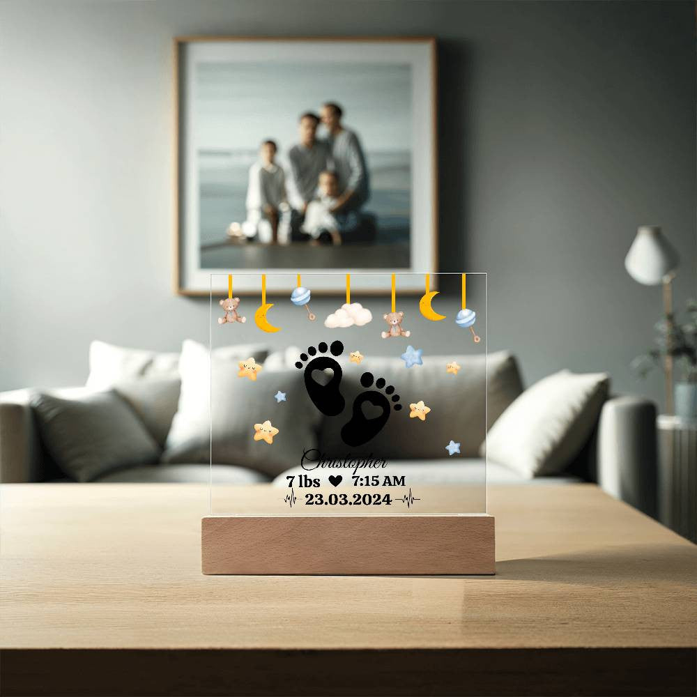 Baby Shower Acrylic Plaque