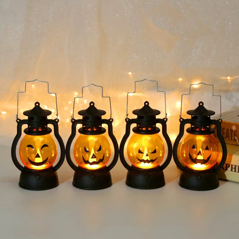 Halloween Vintage LED Pumpkin Lantern