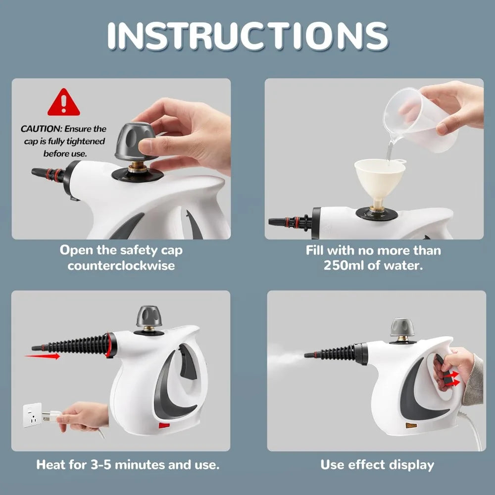 TurboClean Handheld Steamer