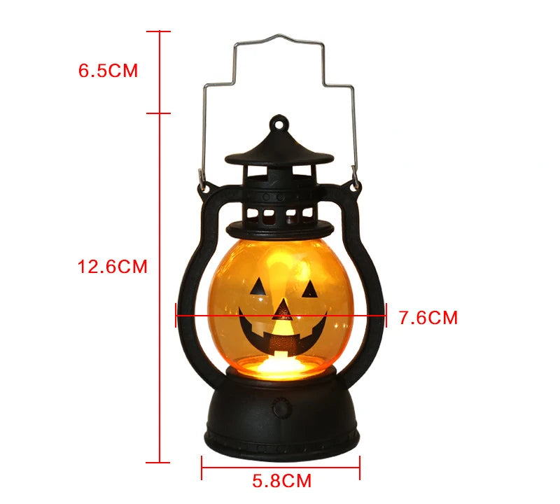 Halloween Vintage LED Pumpkin Lantern