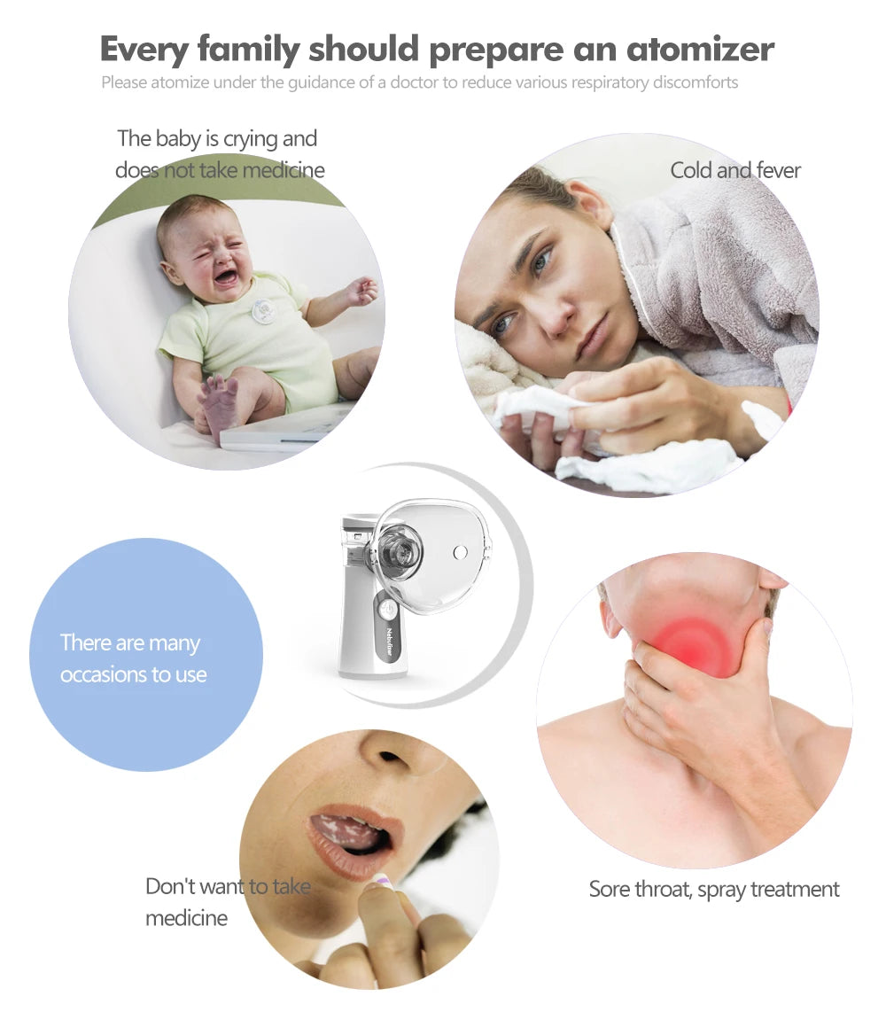 Silent Mini Nebulizer Inhaler