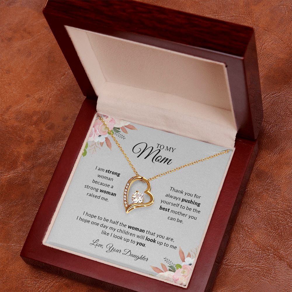 To My Mom | Thank You - Forever Love Necklace