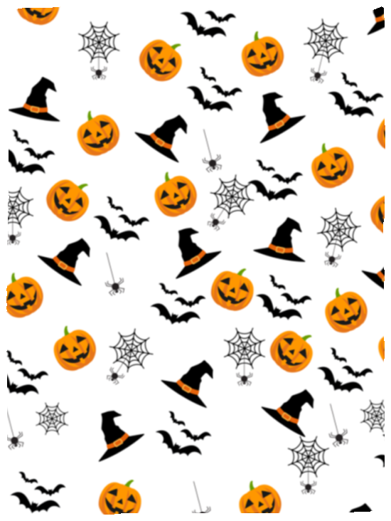 Halloween Pattern Blanket