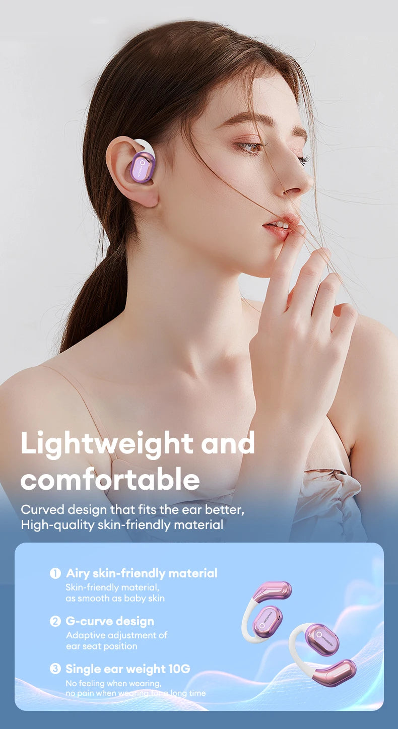 HYUNDAI HY-Y16 AI Headphones OWS Wireless Smart Earphones Cross-language communication Earbuds For Translating Recording Work