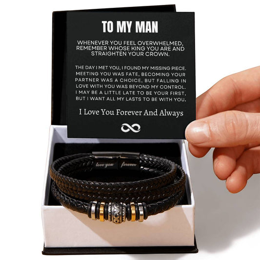 To My Man | Love You Forever Bracelet