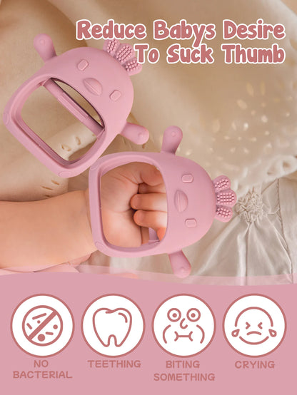 Chick Silicone Baby Teething Gloves