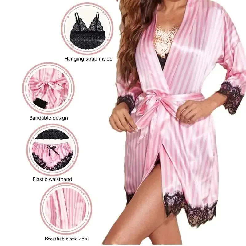 Elegant Silk Nightwear Set