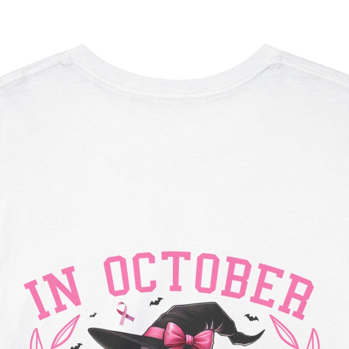 In October Wear Pink Cotton Tee